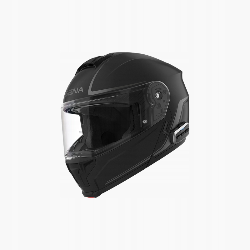 Modulárna Motocyklová Prilba S Interkomom Sena Outrush 2 Flat Black