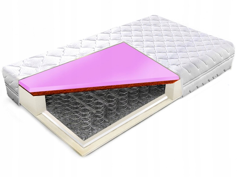 Matrac 180x190 bonelový s hr a kokosom 22 cm kokosový, spevňujúci H3