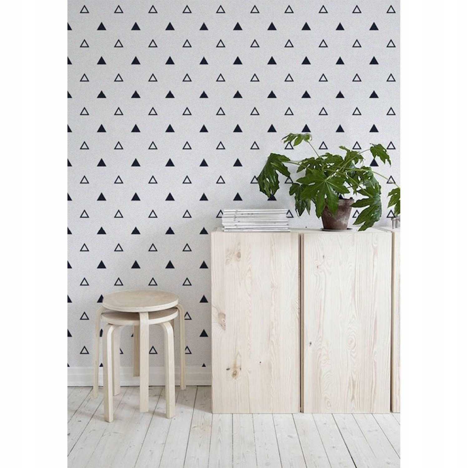 

Tapeta ścienna Nowoczesny wzór trójkątów 250x250cm