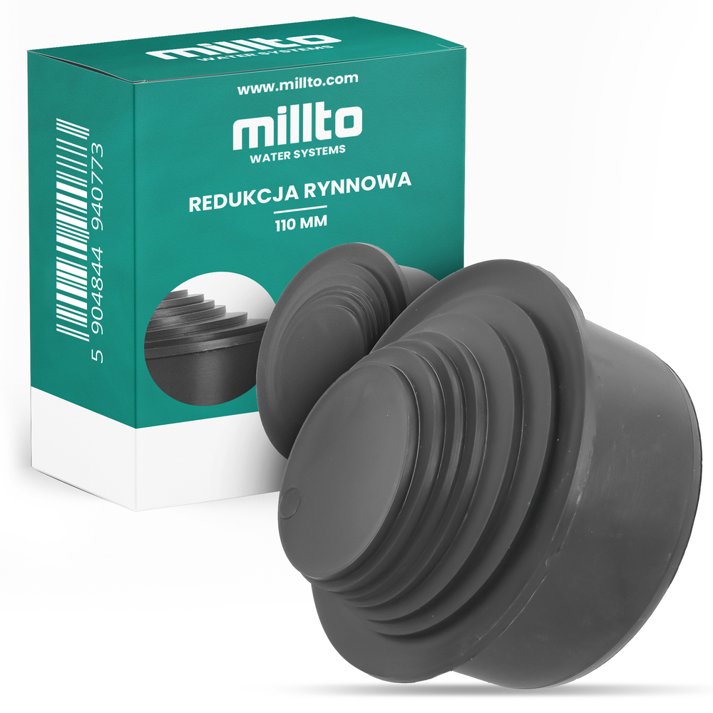 

Redukcja rynny 110x63/70/75/80/90/100 szara