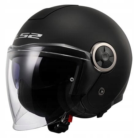 LS2 OF620 Classy Čierny Mat Motocyklová Prilba Otvorená Jet Black Matt