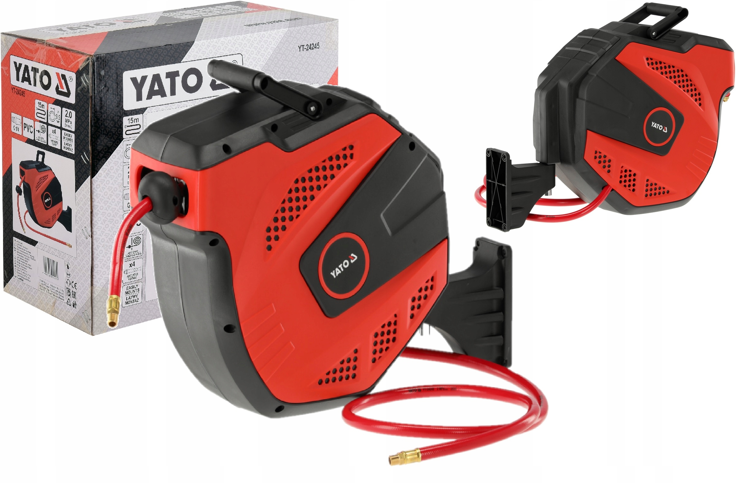 Pneumatická Hadica Na Navíjači Automatického Bubna 9,5 mm 15 m YT-24245