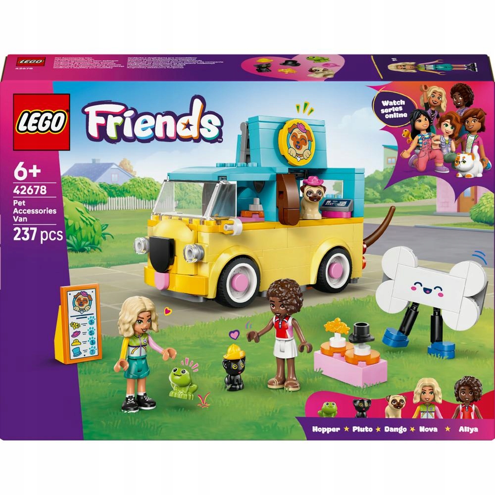 Lego Friends Furgonetka z akcesoriami dla zwierząt 42678