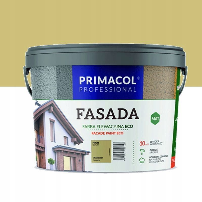 Primacol Professional Fasada Eco Farba Elewacyjna cynamonowy Matowy 9L