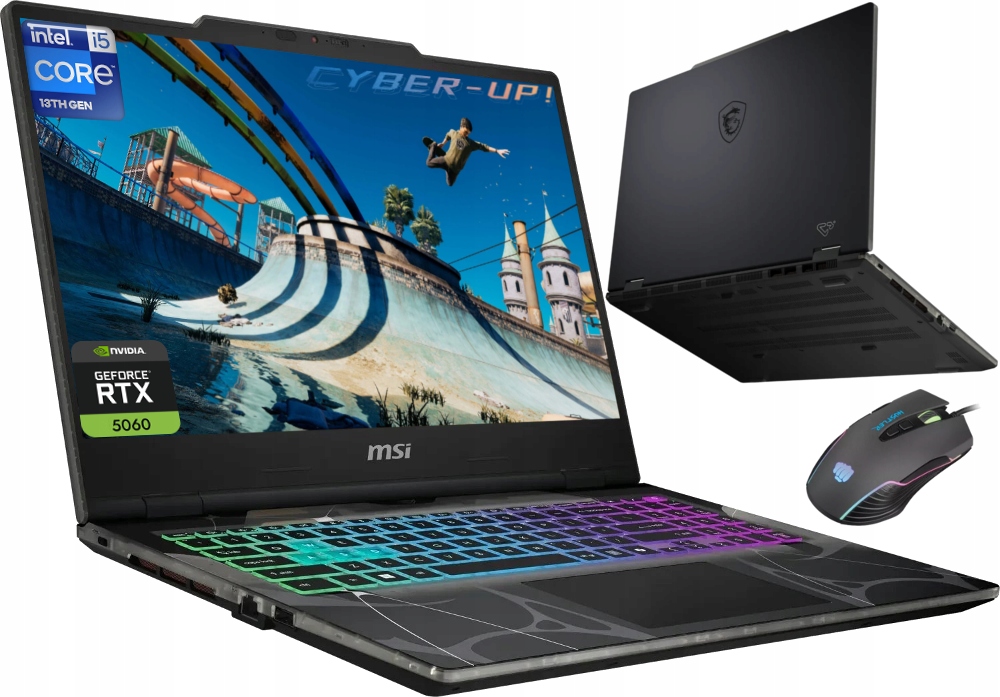 Gamer Msi Cyborg 15 B13 i5-13420H RTX5060-8GB 512GB 16GB 144Hz WIN11 Pro