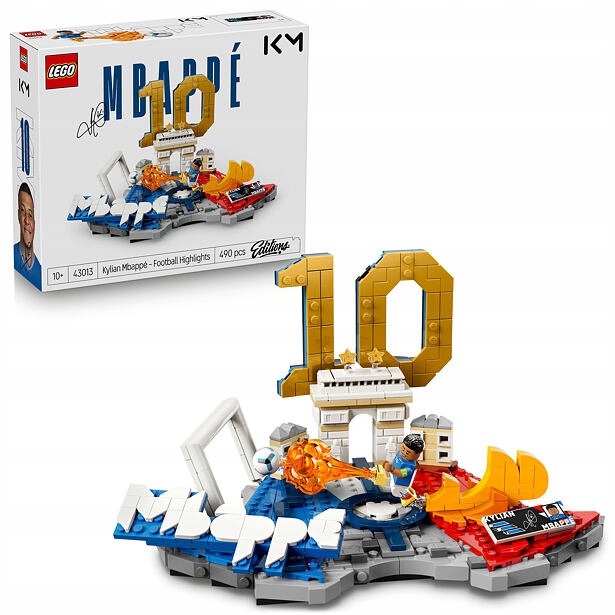 Lego Editions 43013 Kylian Mbappé Hvězdné momenty fotbalu