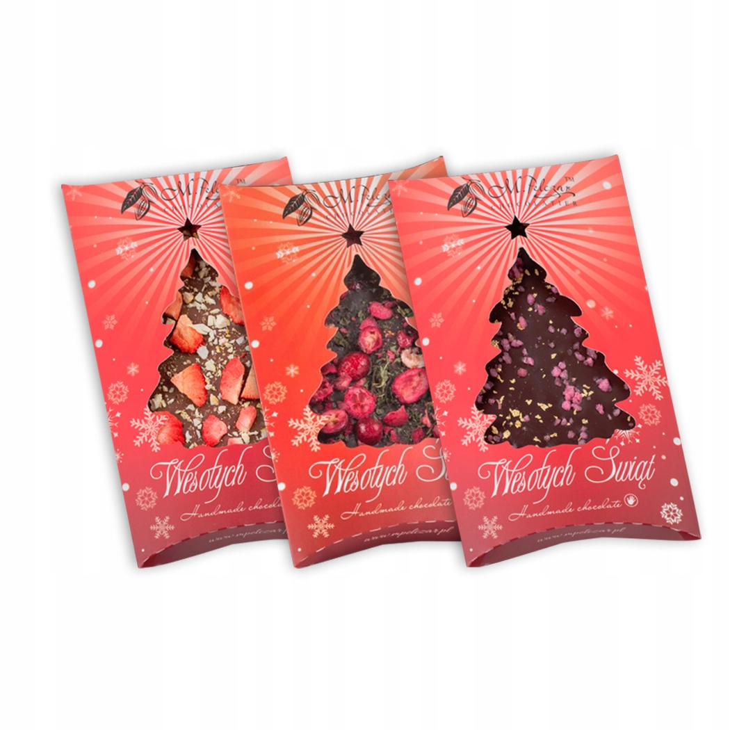 Levně Sada vánočních hořkých čokolád Vánoce