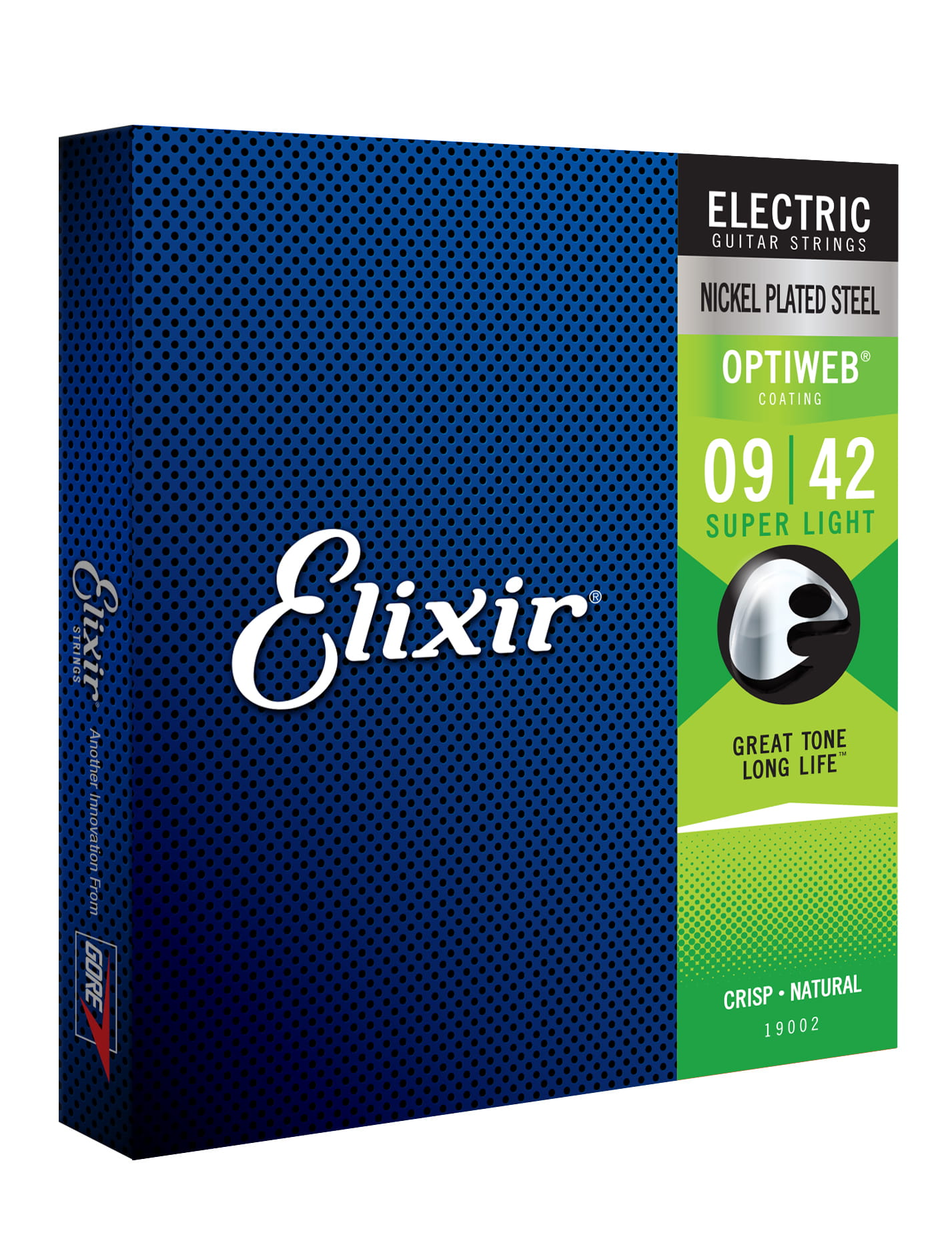 Struny do Gitary Elektrycznej Elixir Optiweb 9-42 Kod producenta 19002