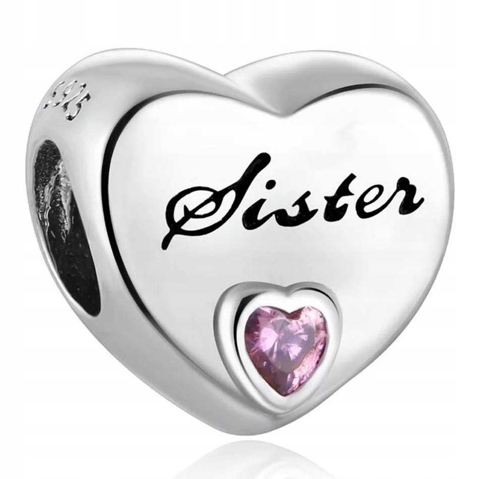 

Charms Srebrny 925 do Pandora zawieszka Siositra