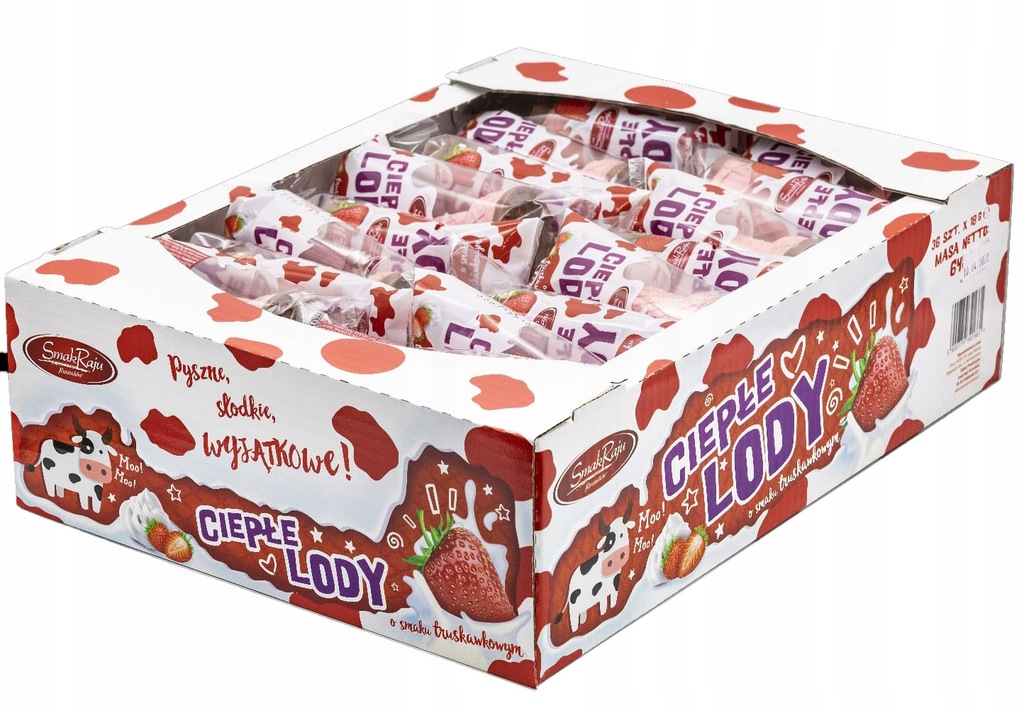 Smak Raju Ciepłe Lody o Smaku Truskawkowym 18g