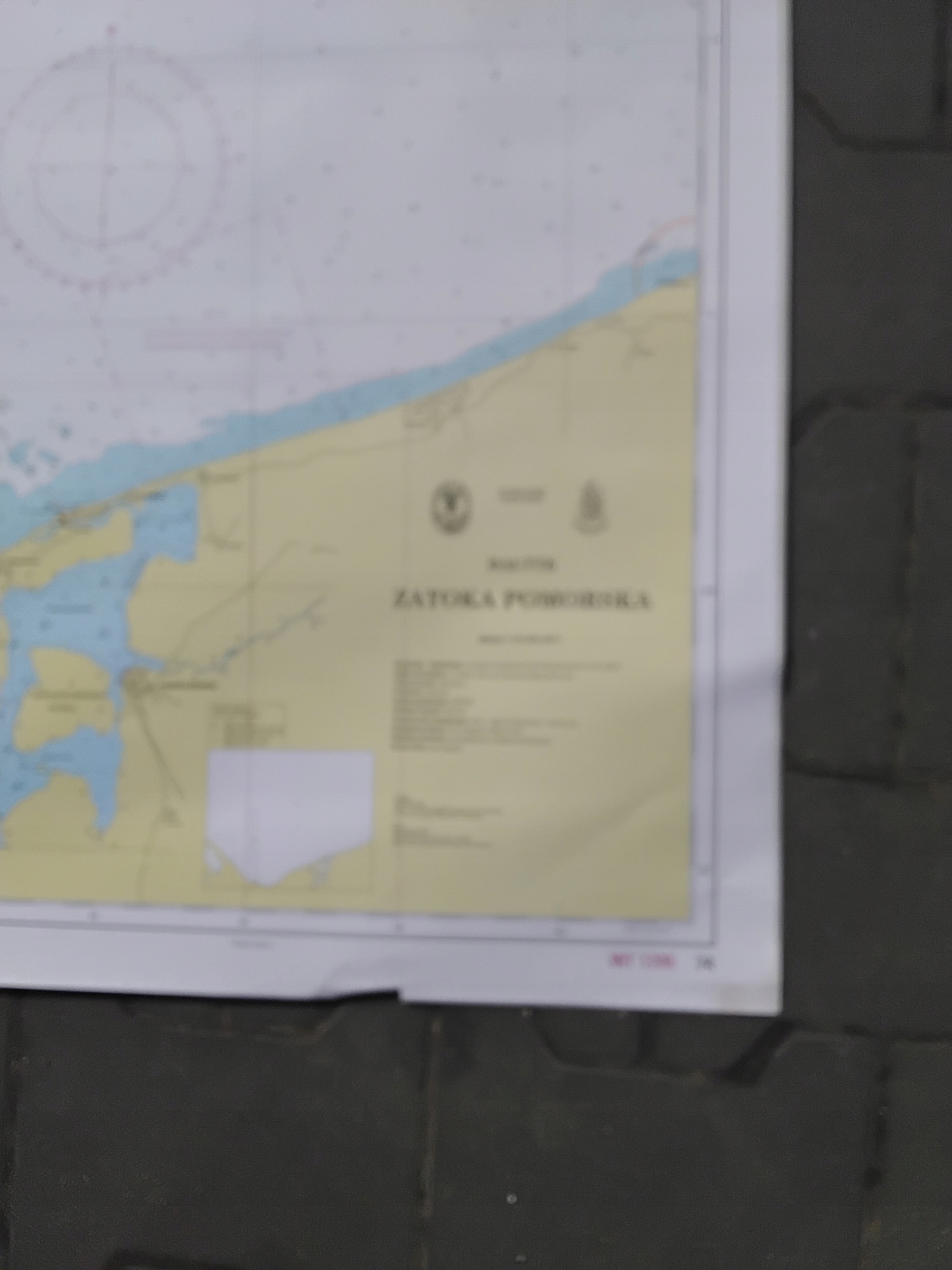 MAPA MORSKA - ZATOKA POMORSKA NR 74