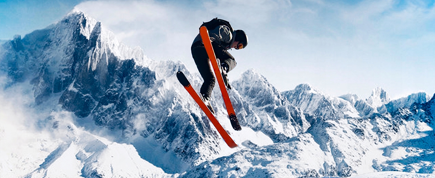 ROCKBROS Spodnie Zimowe Rowerowe Wiatroodporne, Regulowane, Elastyczne M Materiał dominujący poliester