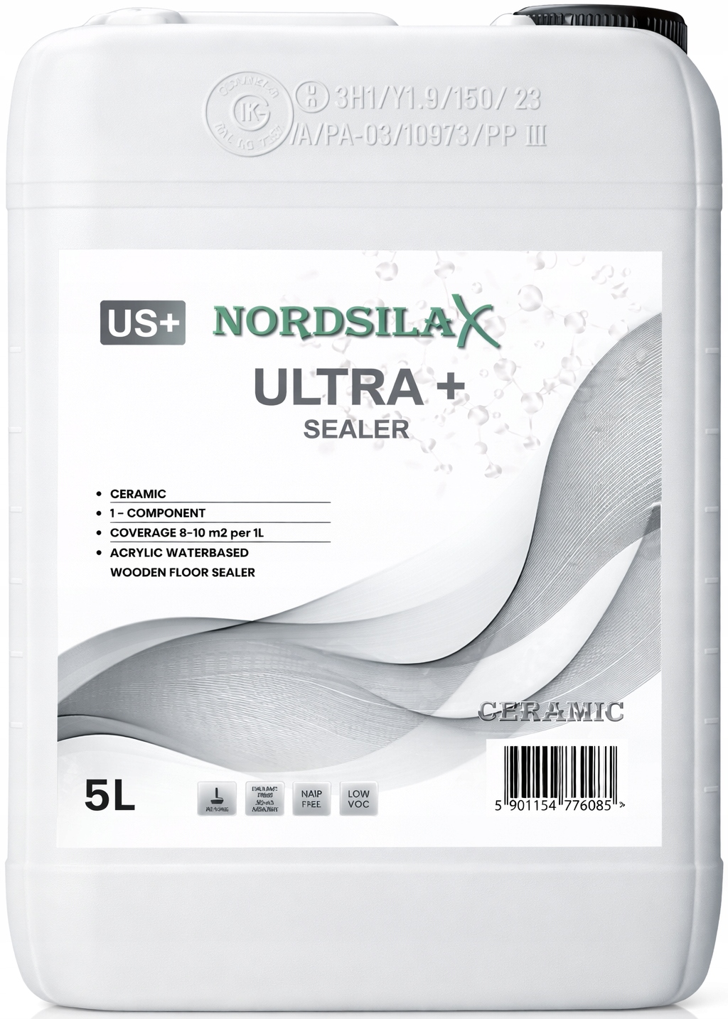 Nordsilax Ultra+ 5L keramický vodný podkladový lak