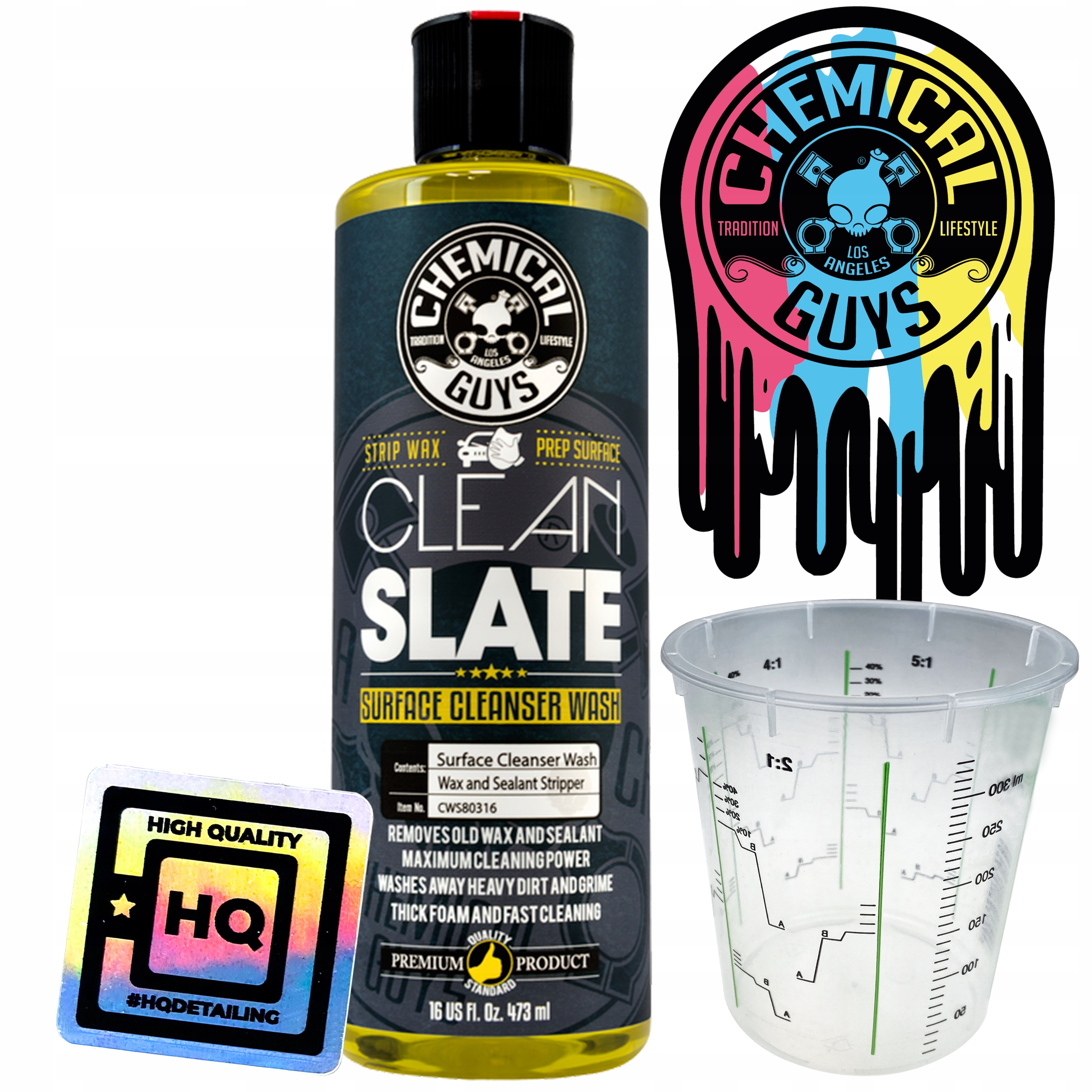 CHEMICAL GUYS CLEAN SLATE szampon usuwa stary wosk CWS_803_16 za