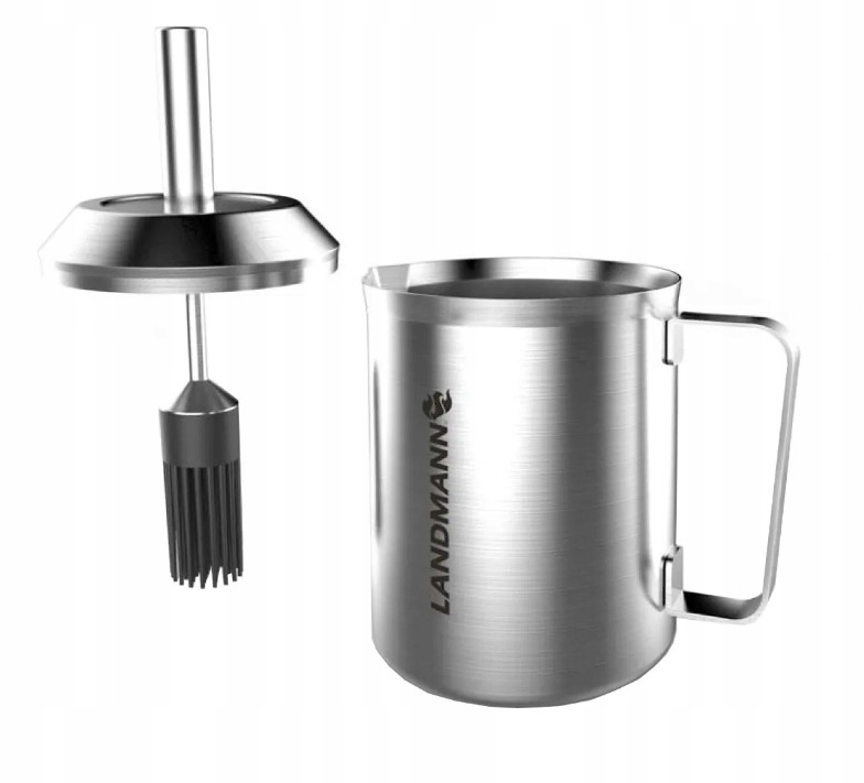 SOSJERKA STAL NIERDZEWNA 0,45L Z PĘDZELKIEM