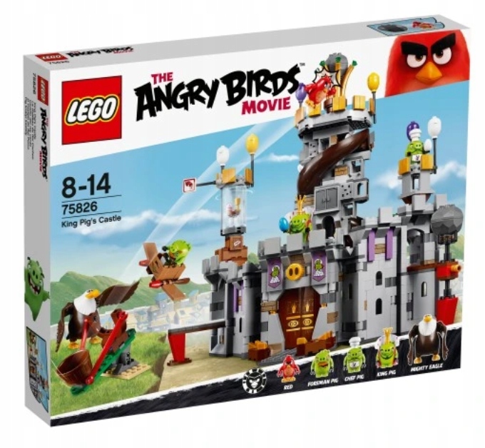 Lego 75826 Angry Birds – Hrad Prasečího Krále