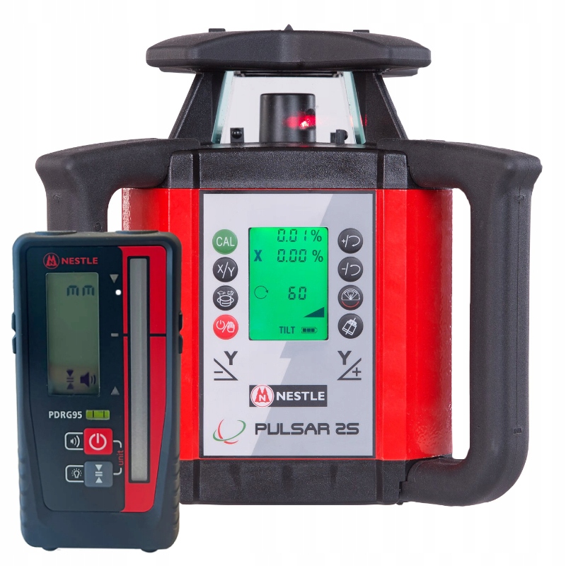 NIWELATOR LASEROWY ROTACYJNY NESTLE PULSAR 2S DETEKTOR MM