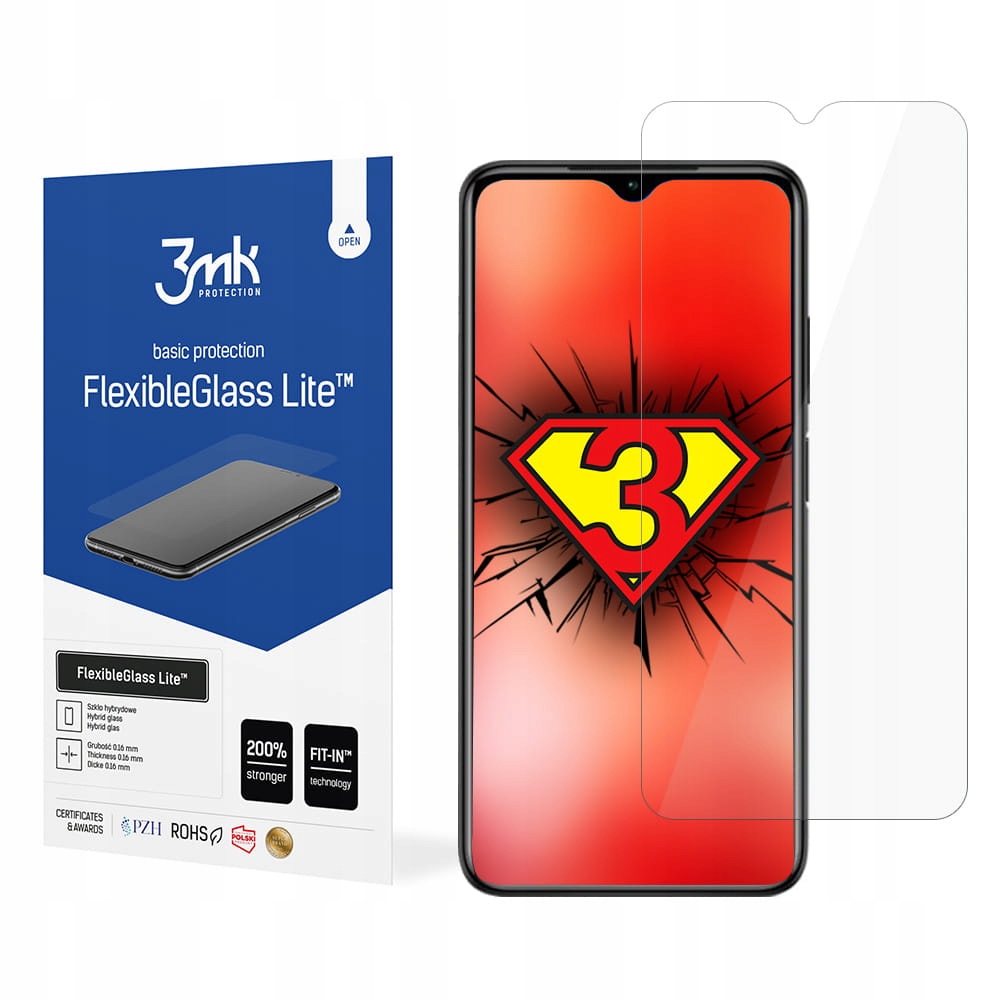 

Niepękające szkło Lite do Xiaomi Redmi 9 Power
