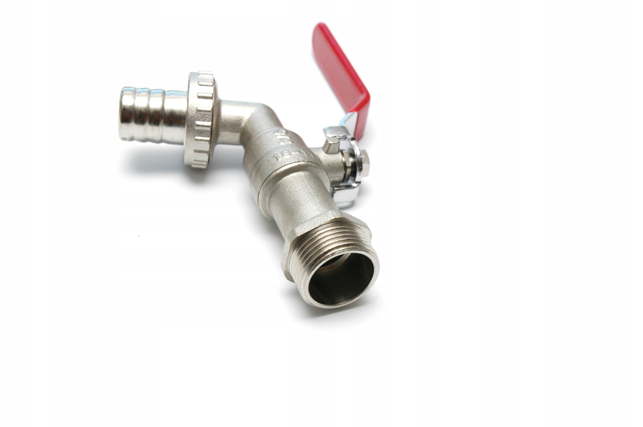 KRAN CZERPALNY KULOWY 3/4'' Z KOŃCÓWKĄ DO WĘŻA 1'' Kod producenta DN 20 3/4