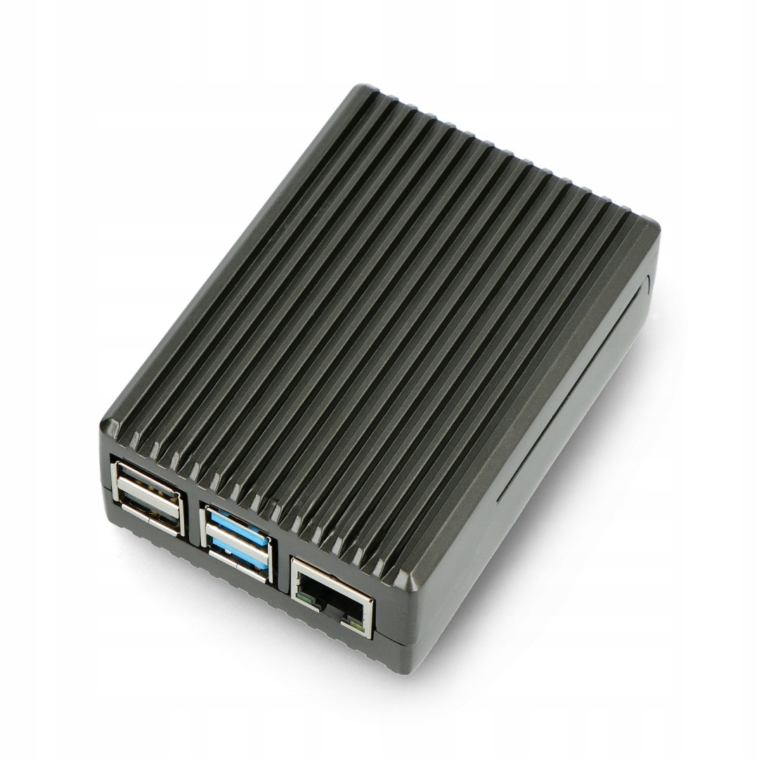 

Obudowa do Raspberry Pi 4B z wycięciami aluminiowa