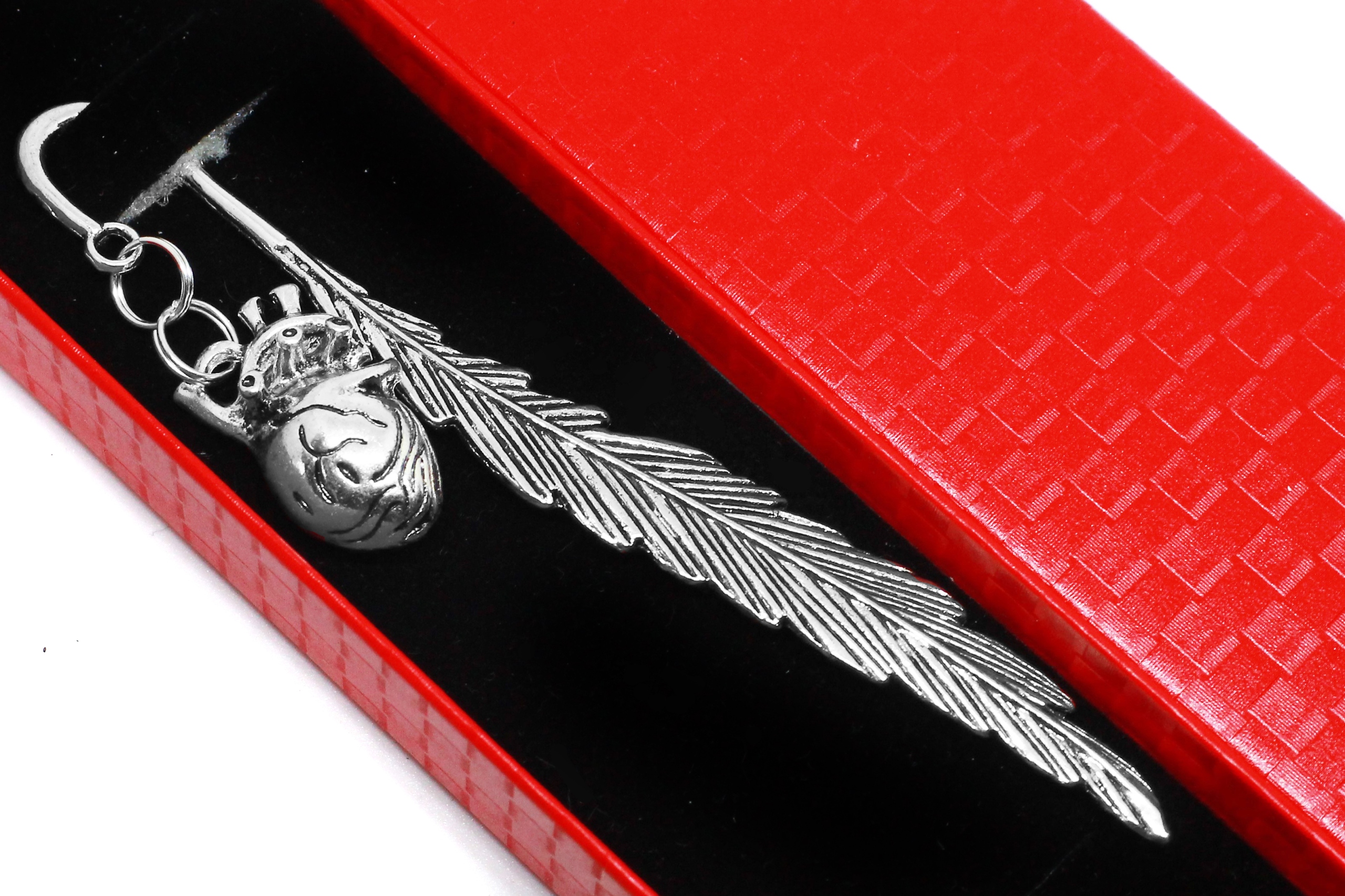 ZAKŁADKA DO KSIĄŻKI serce anatomiczne PUDEŁKO