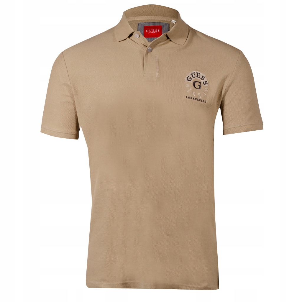 Pánská Polokošile Guess Logo M1P59 KAR40 Béžová