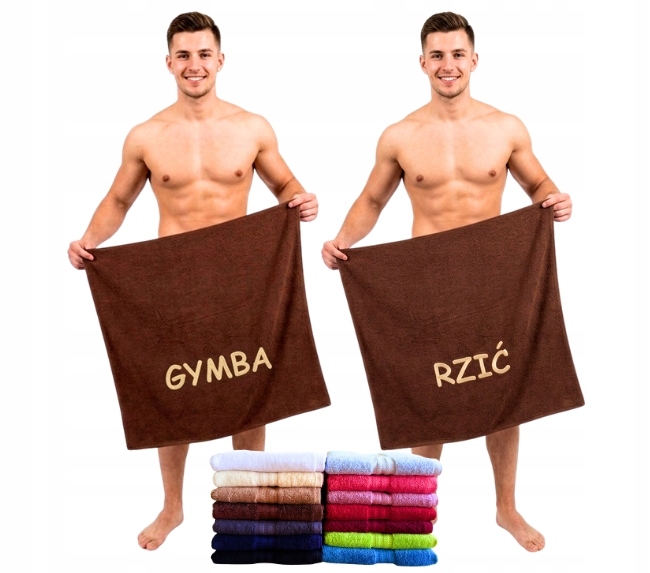 Ručník Gymba Rzić pusa zadeček morda vajíčka Velký koupací Dárek Pro Chlapa