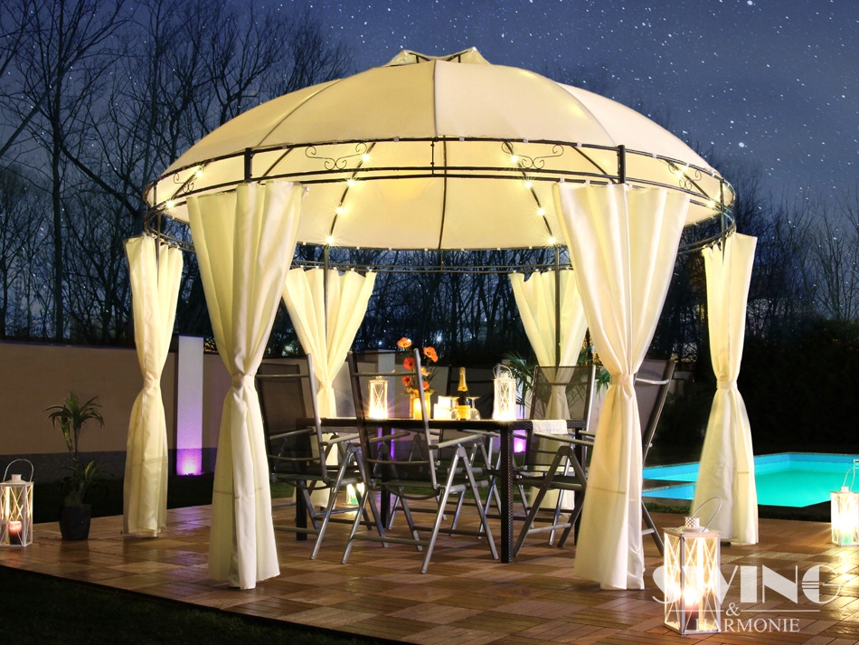 PAWILON NAMIOT OGRODOWY OKRĄGŁY ALTANA ŚCIANY LED EAN (GTIN) 4048821025563