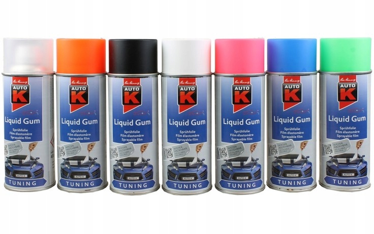 GUMA NIEBIESKA FOLIA W PŁYNIE SPRAY 400ML AUTO K Rodzaj powłoki gumowe
