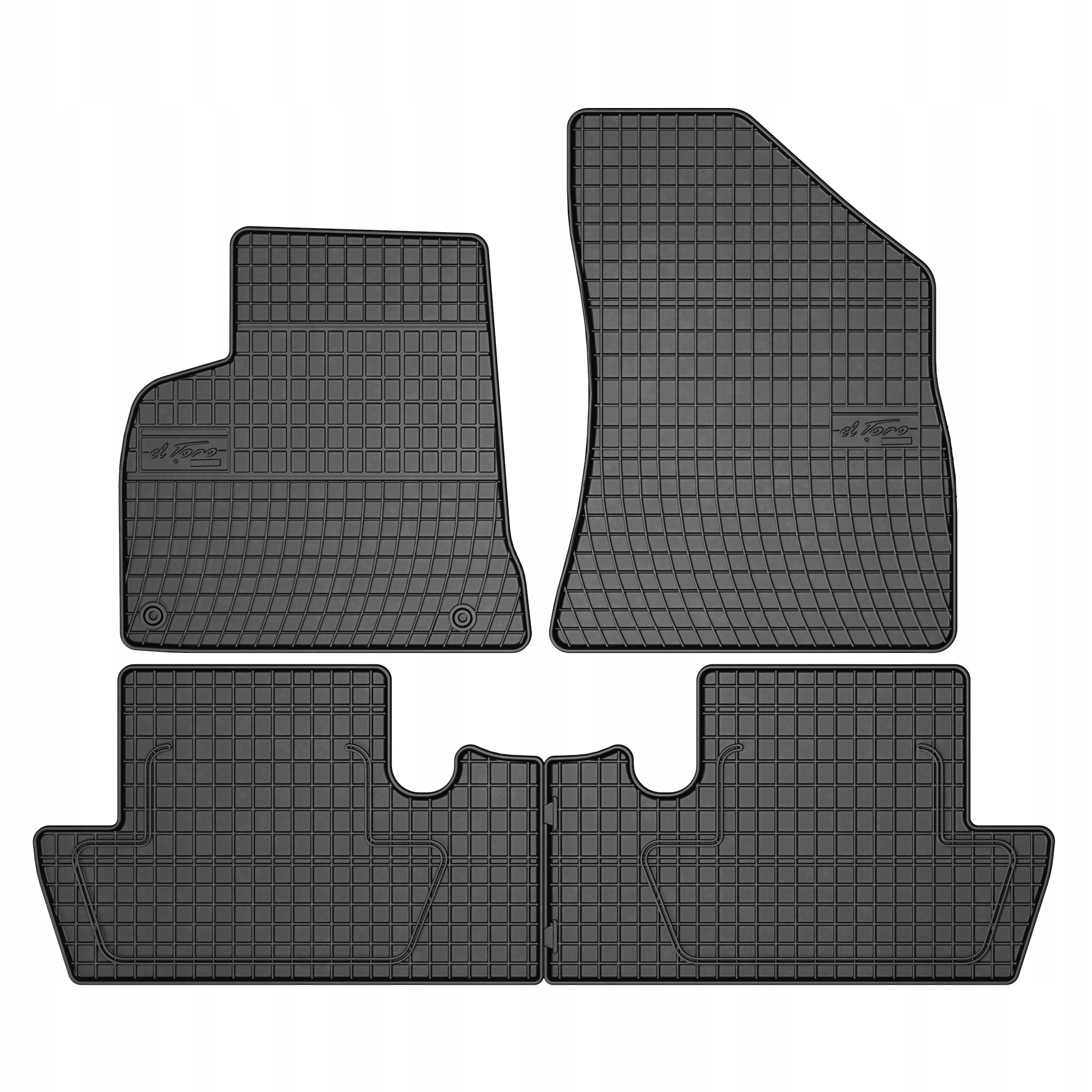 Dywaniki gumowe Frogum elToro do Peugeot 5008 I 2009-2017 komplet 4 szt.