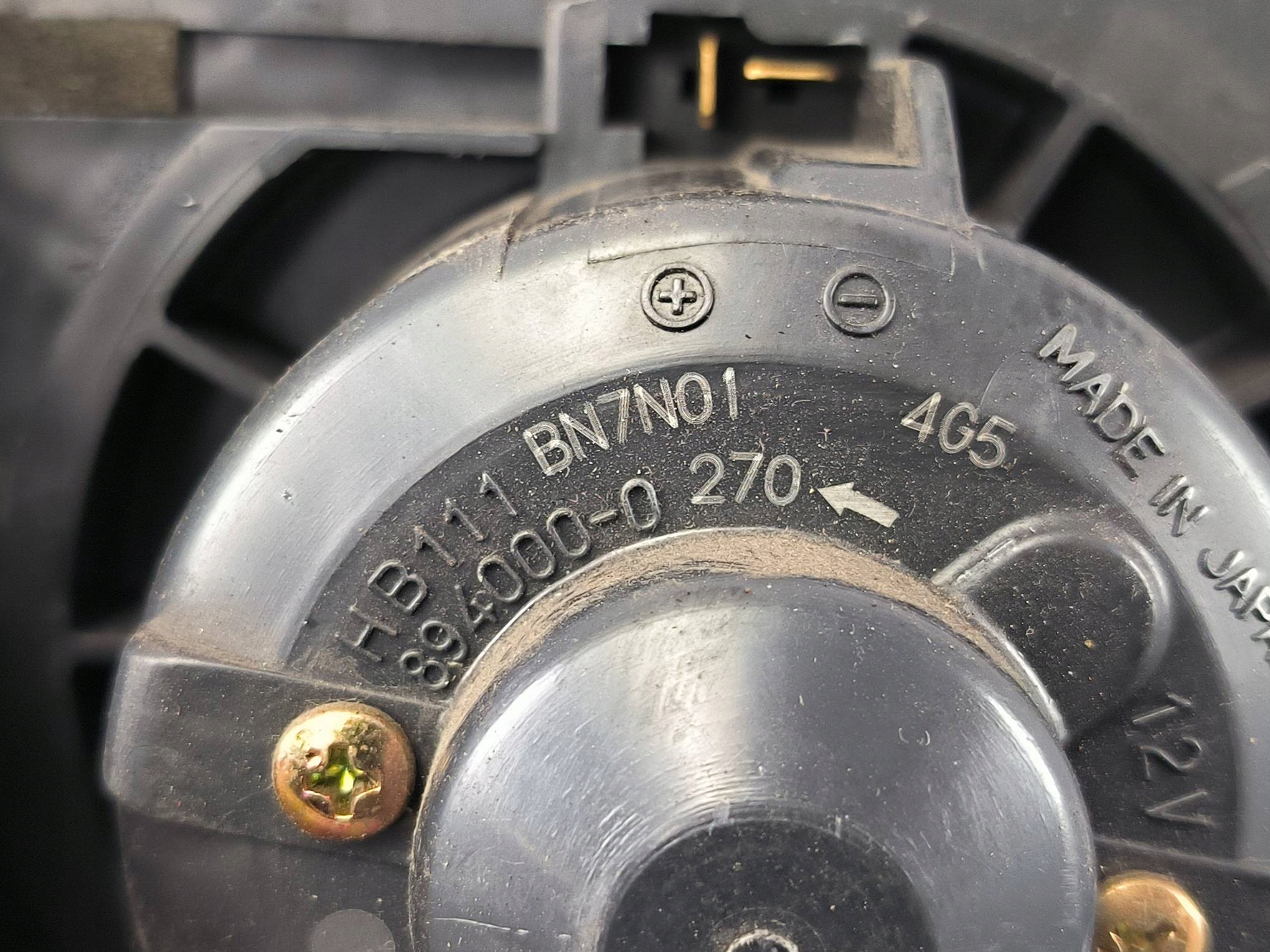 fan cab 894000-0270 MAZDA 3