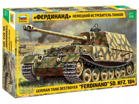 Sd.Kfz 184 Ferdinand Tank Destroyer 1:35 Zvezda 3653