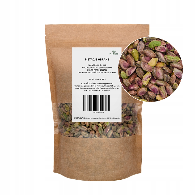 Pistácie oloupané 1 kg