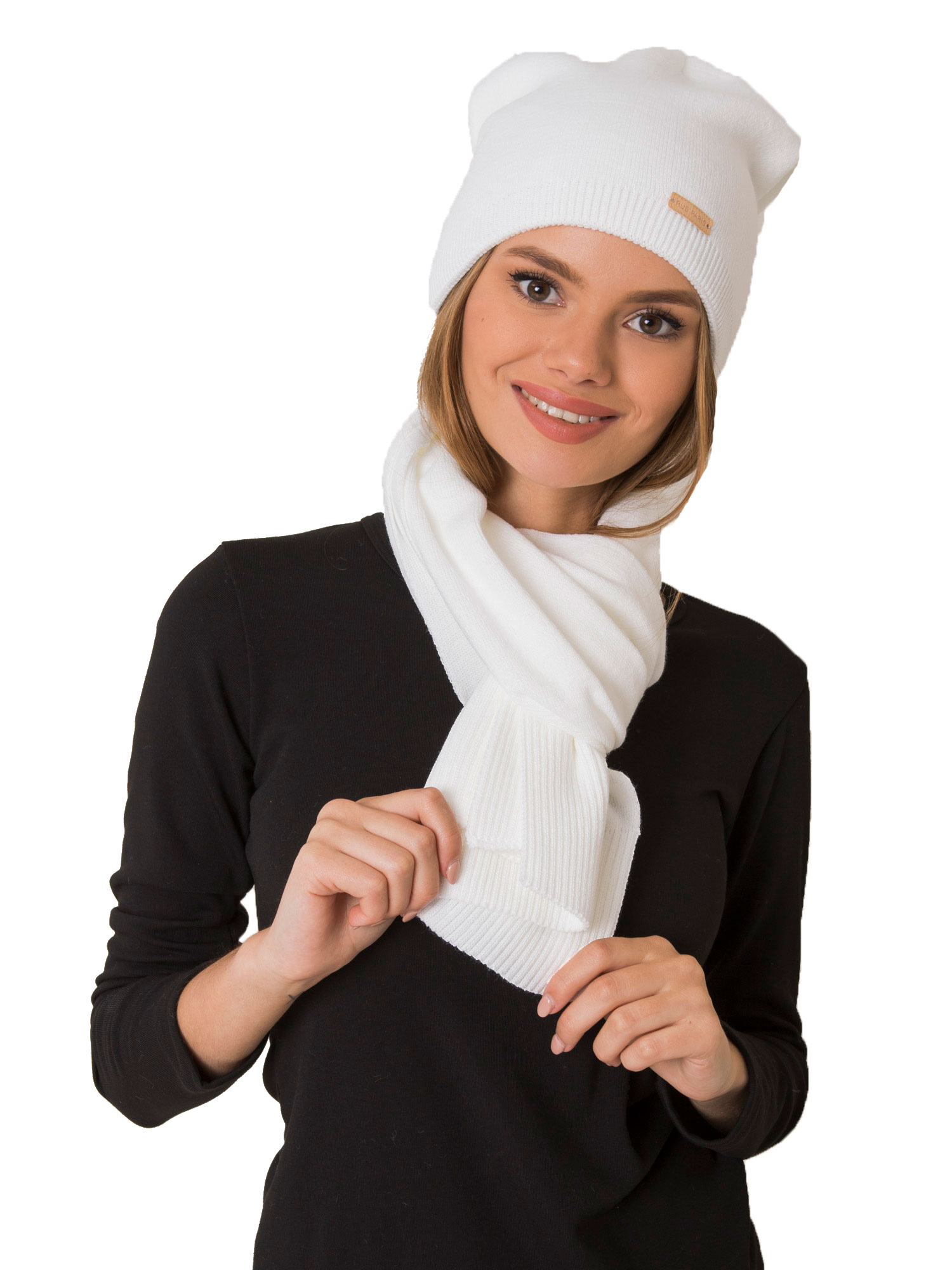 

Czapka zimowa beanie damska Szalki damski Zestaw