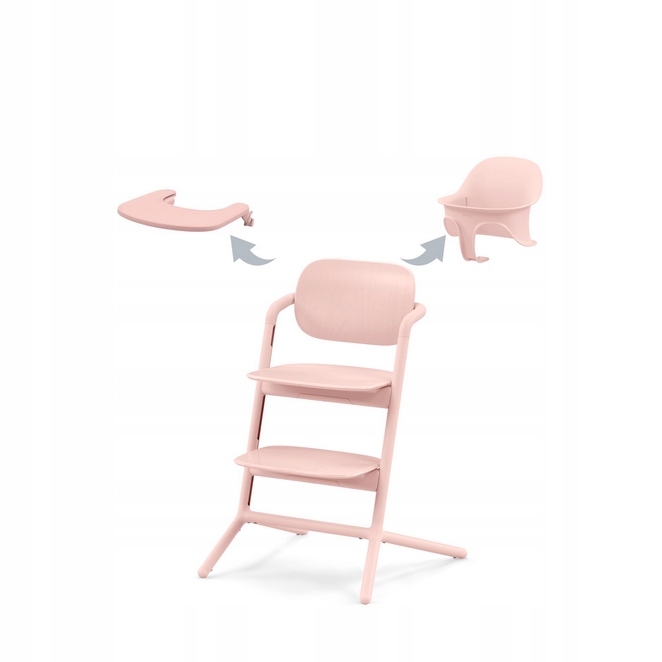 Cybex Lemo 3w1 Set Pearl Pink krzesełko do karmienia