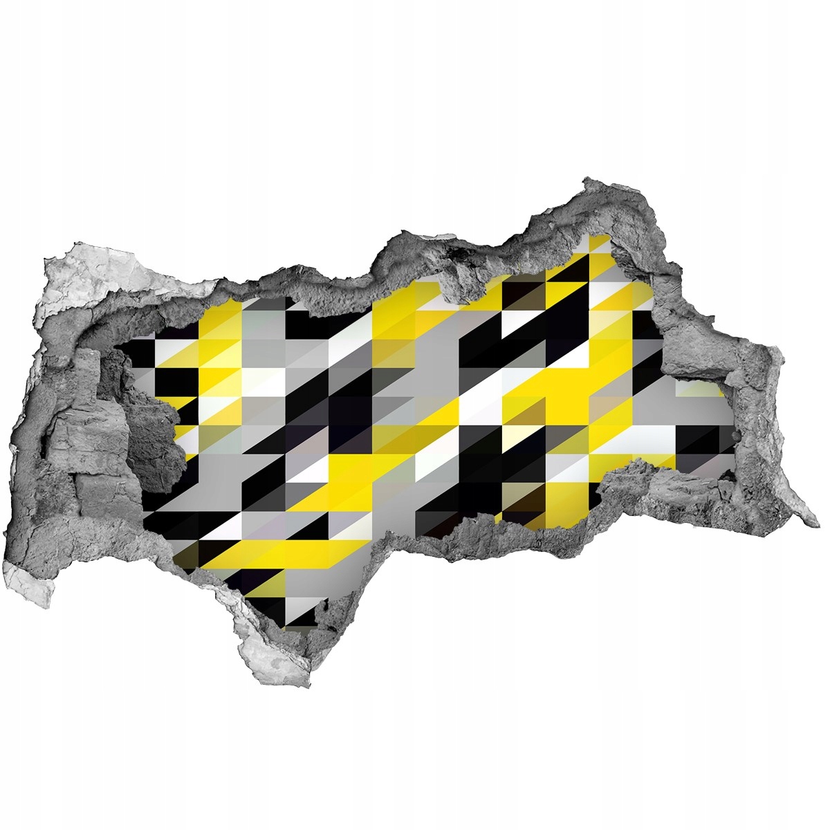 

Dziura 3d foto tapeta Naklejka Geometryczne tło