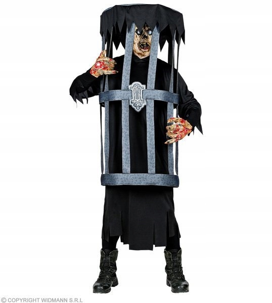 Kostým Muž Přízrak V Halloweenské Kleci L/XL