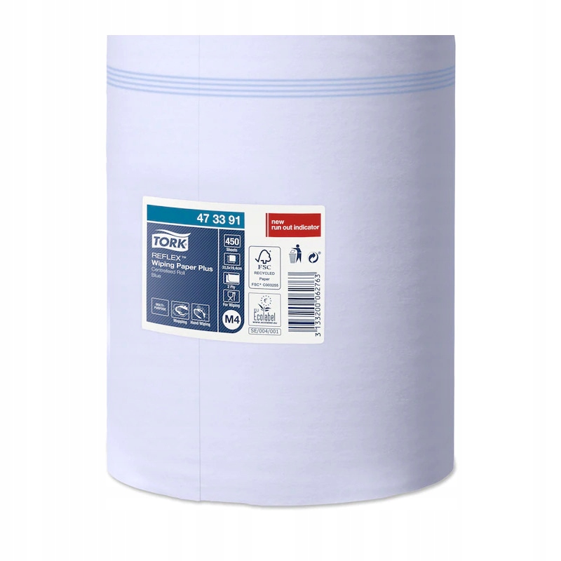 Tork Reflex 473391 Czysciwo papierowe w roli M4 x6 Brand Tork
