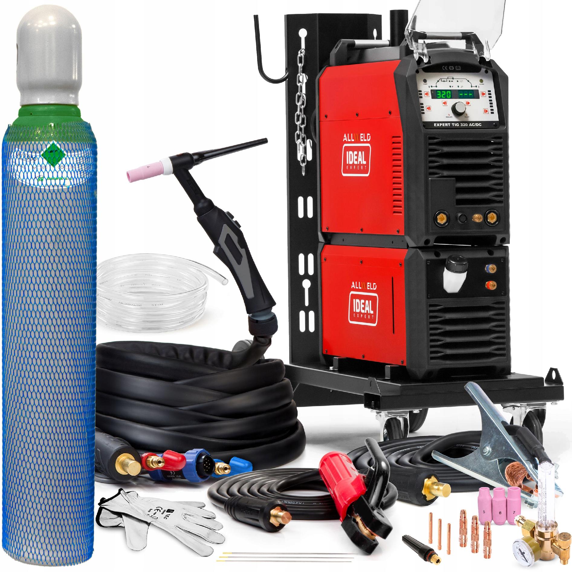 Invertorová Svářečka Ideal Tig 320 Ac DC Mma 400V 320A Puls Hf Chladič 8 M