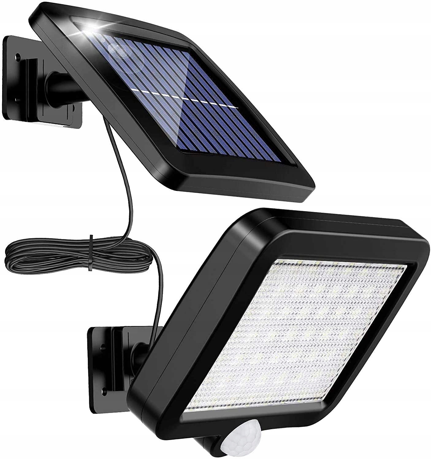 MPJ Solarne Oświetlenie Zewnętrzne 56LED Czujnik Ruchu