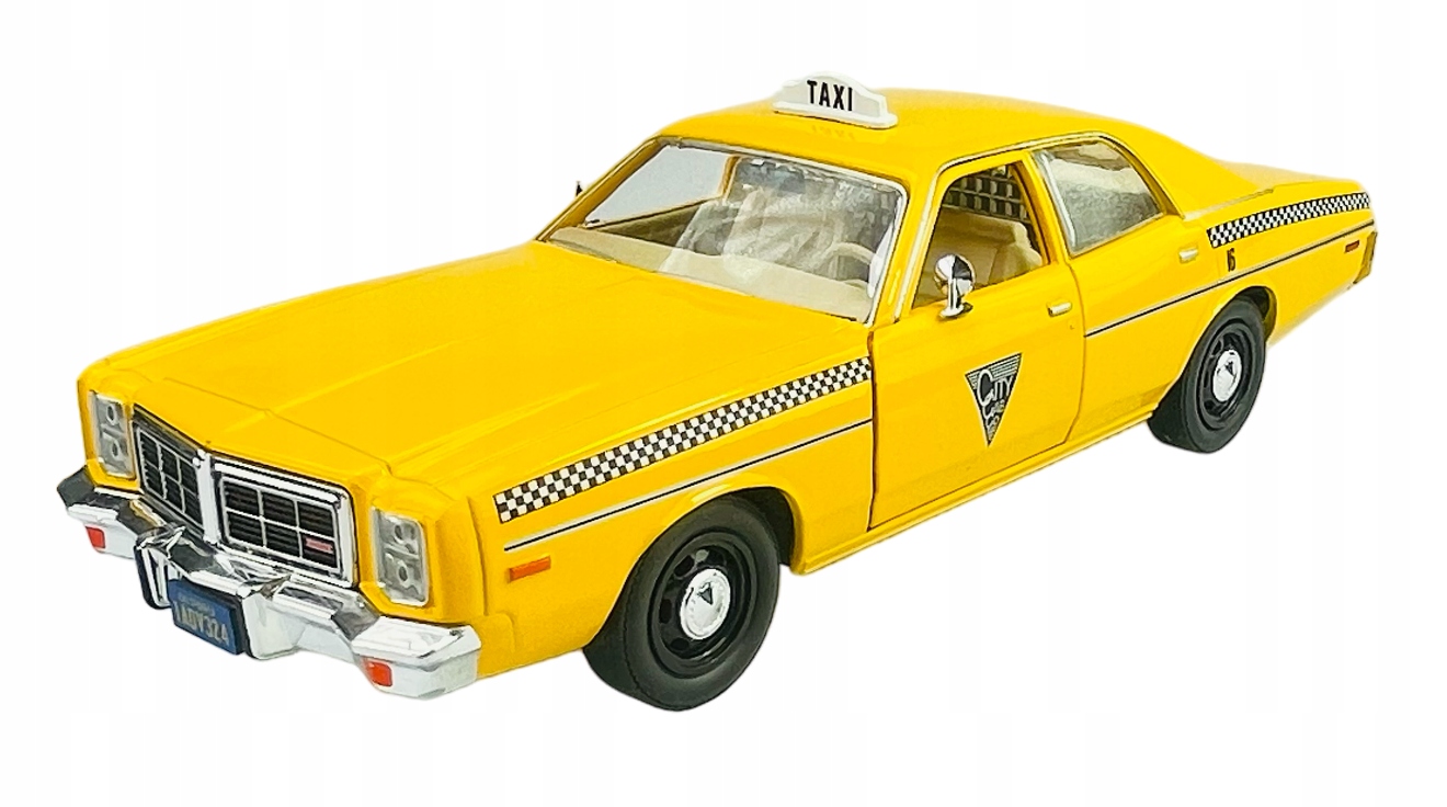 Greenlight Rocky III 1978 Dodge Monaco Taxi 84161 1:24 Nový Kovový Model
