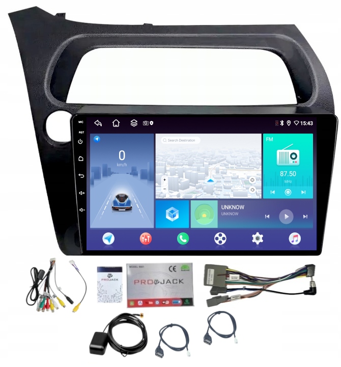 Rádio Navigácia Android Carplay Honda CIVIC 2006-2012 4GB 64GB Sim