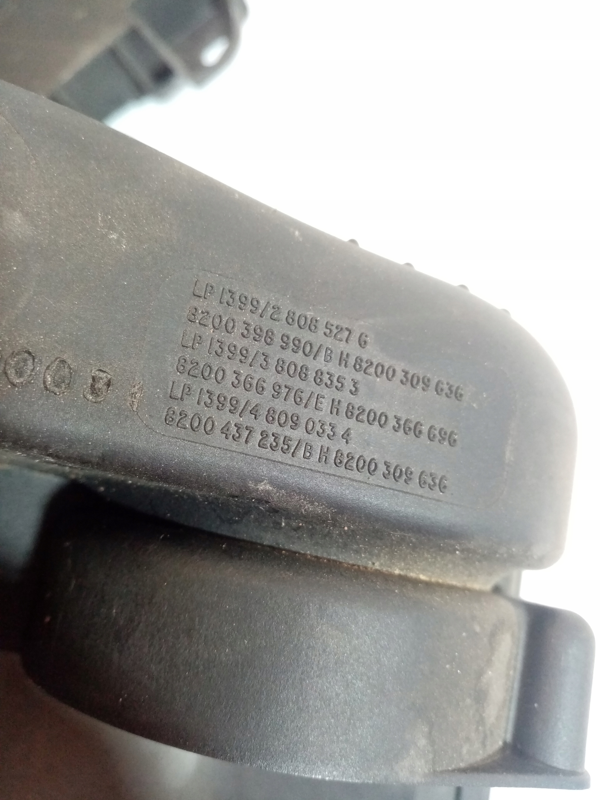 Gehäuse filter luft RENAULT CLIO 3