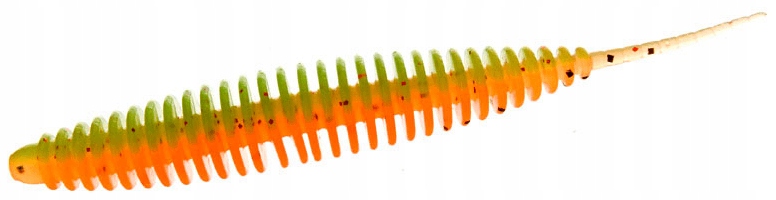 Guma Flagman 2" 5cm 0215 Orange Chartreuse 8szt