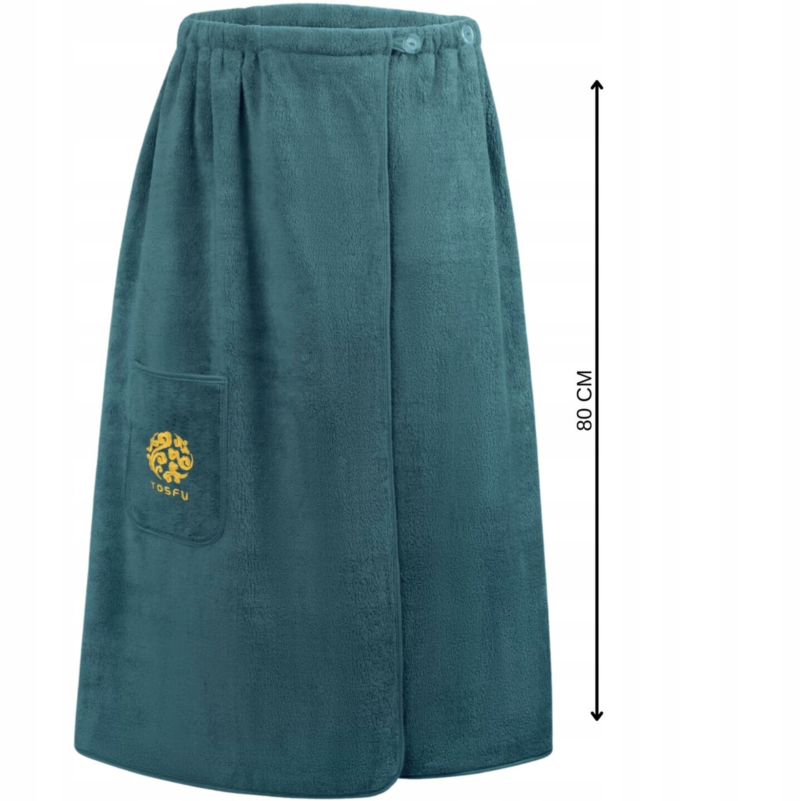 RĘCZNIK DO SAUNY SPA PAREO KILT KĄPIELOWY MĘSKI NA BASEN TUNIKA 80X150 CM Materiał dominujący bawełna