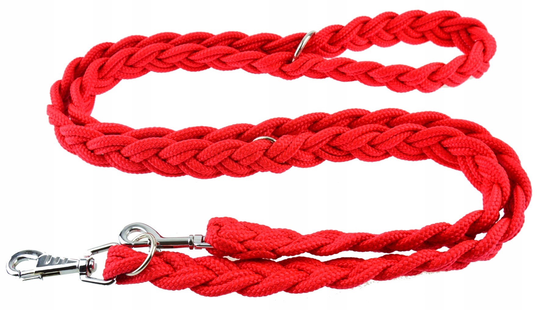 Levně Champion Vodítko pro velkého psa 2.5 m, nastavitelná, pletená, červená