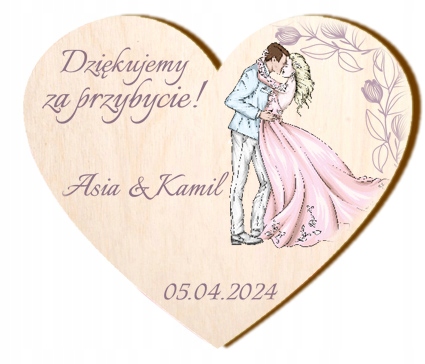

Ślub Wesele Magnes Podziękowanie Dla Gości
