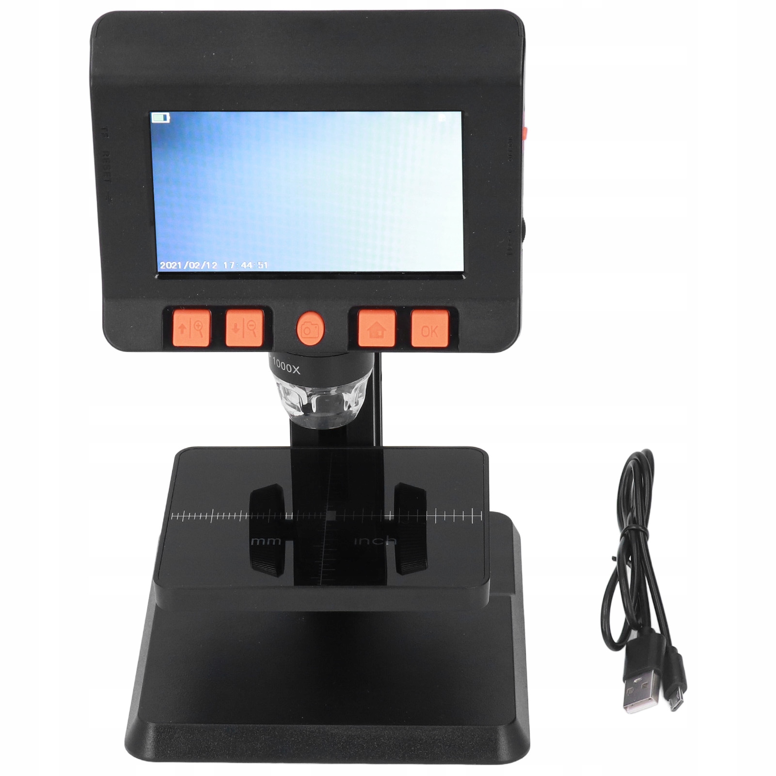 Цифровий мікроскоп HD з екраном 4,3 дюйма