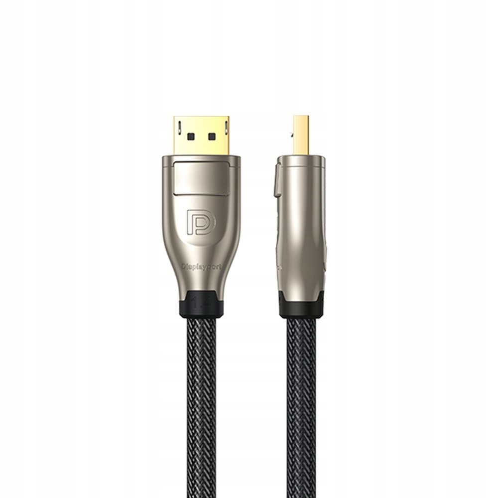Kabel odolný a pružný DP112 DP1.4 8K 3 m černý
