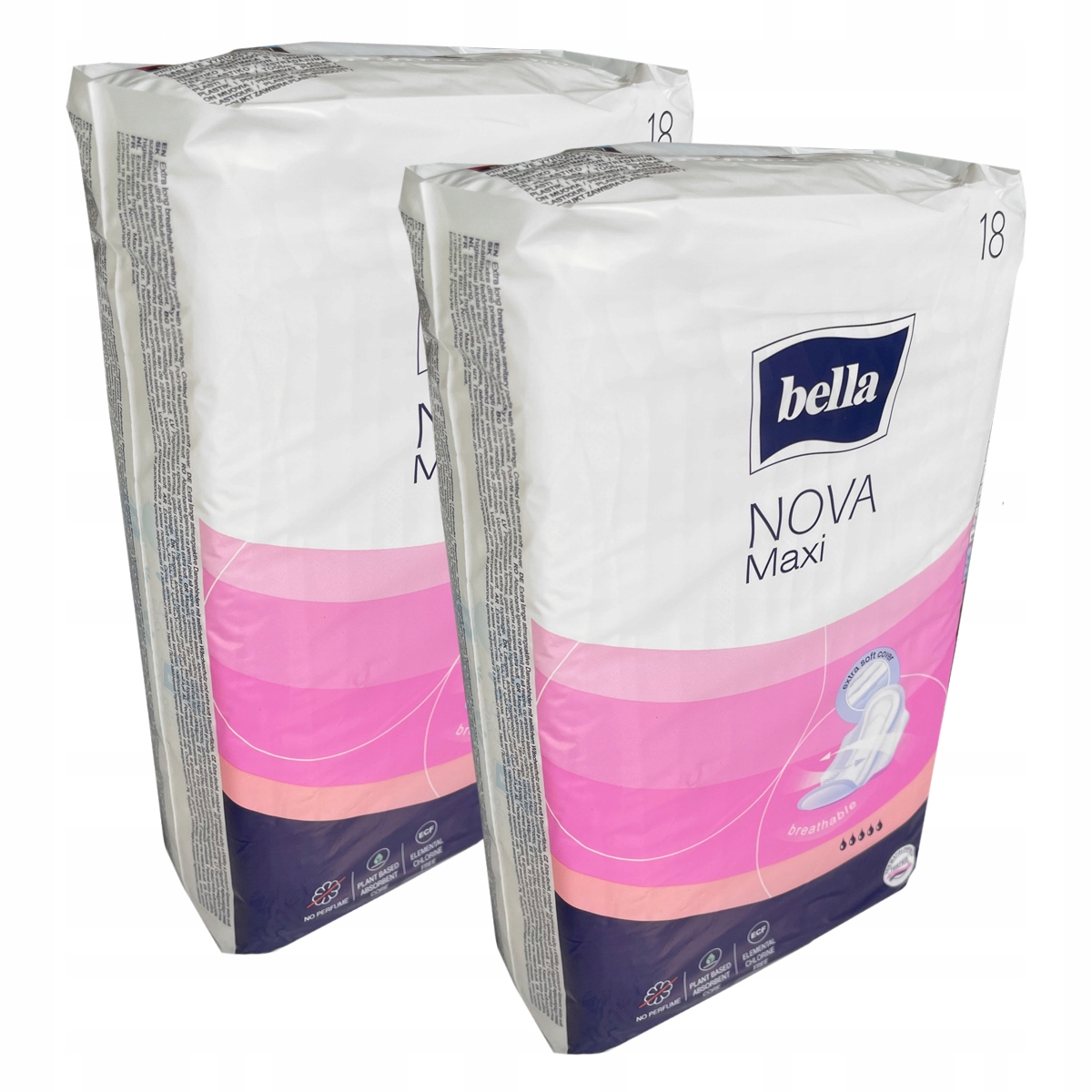 2X Podpaski Bella Nova Maxi Klasyczne 18SZT=36SZT